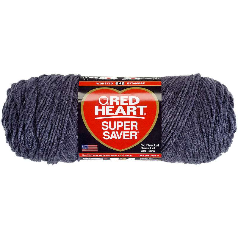 Red Heart Super Saver Yarn Charcoal