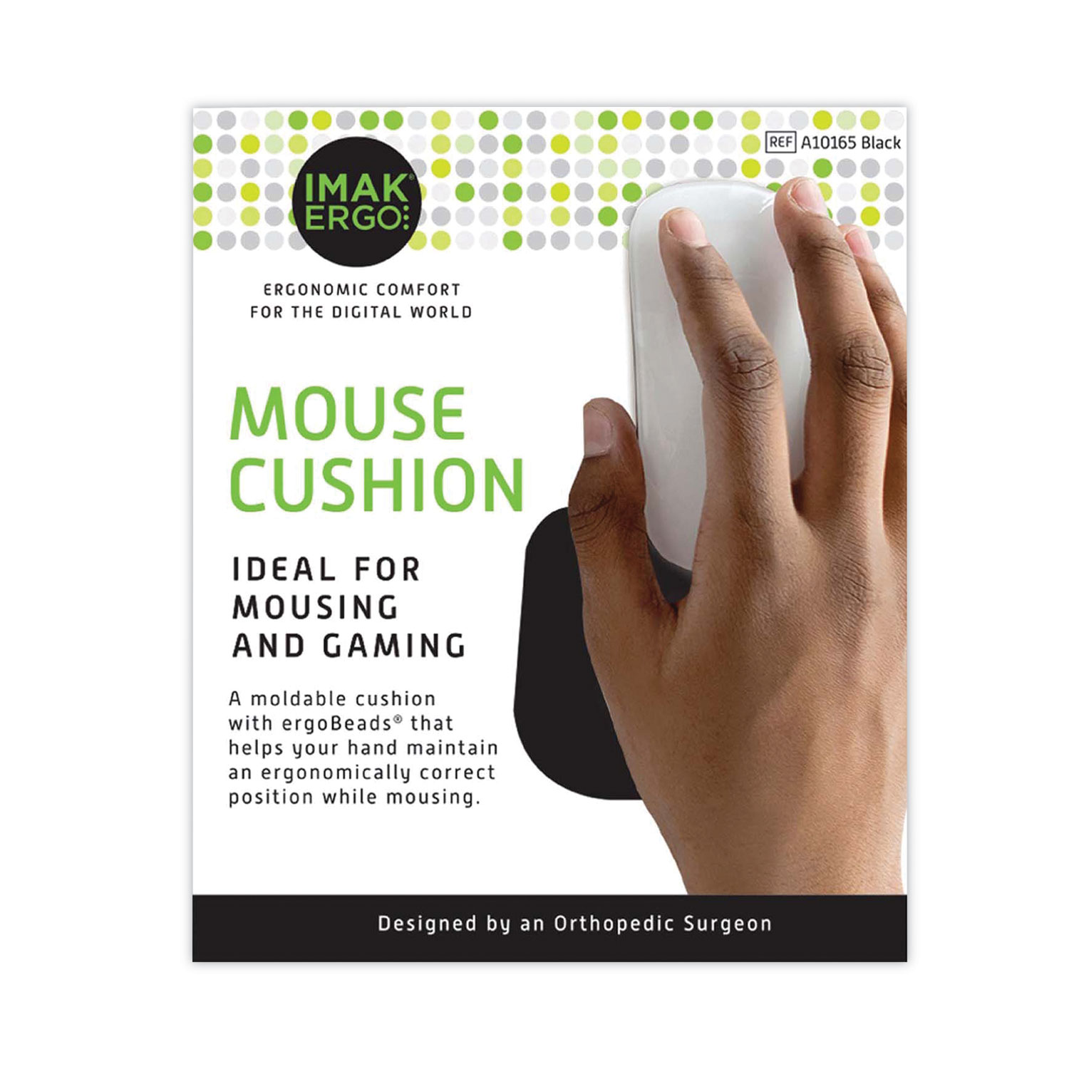 IMAK® Mouse Wrist Cushion, Black