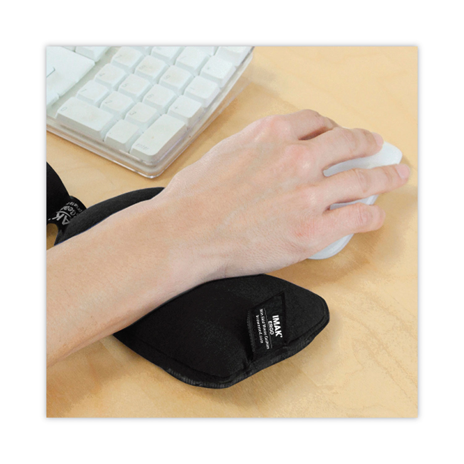 IMAK® Mouse Wrist Cushion, Black