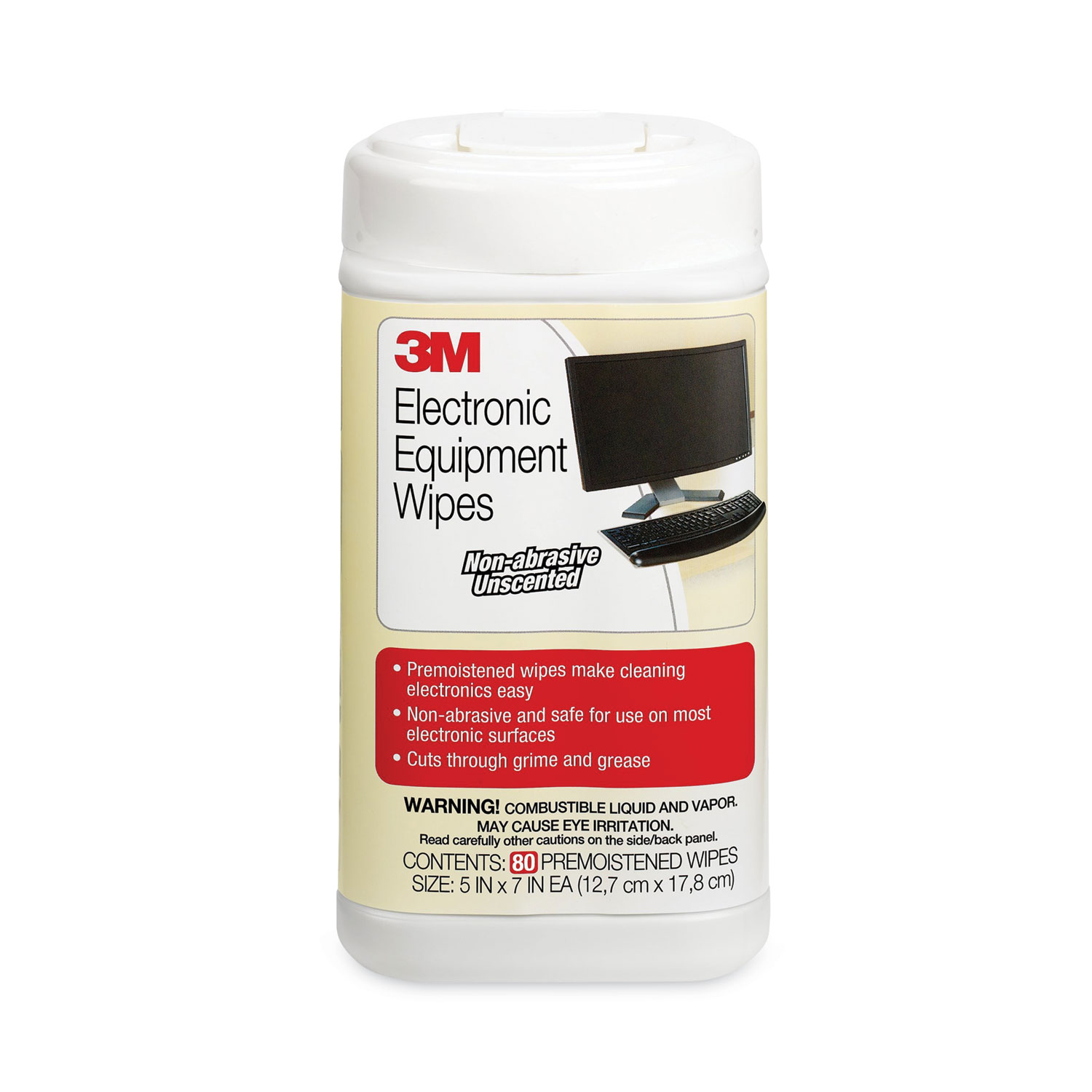 Electronic Equipment Cleaning Wipes 80/Pkg