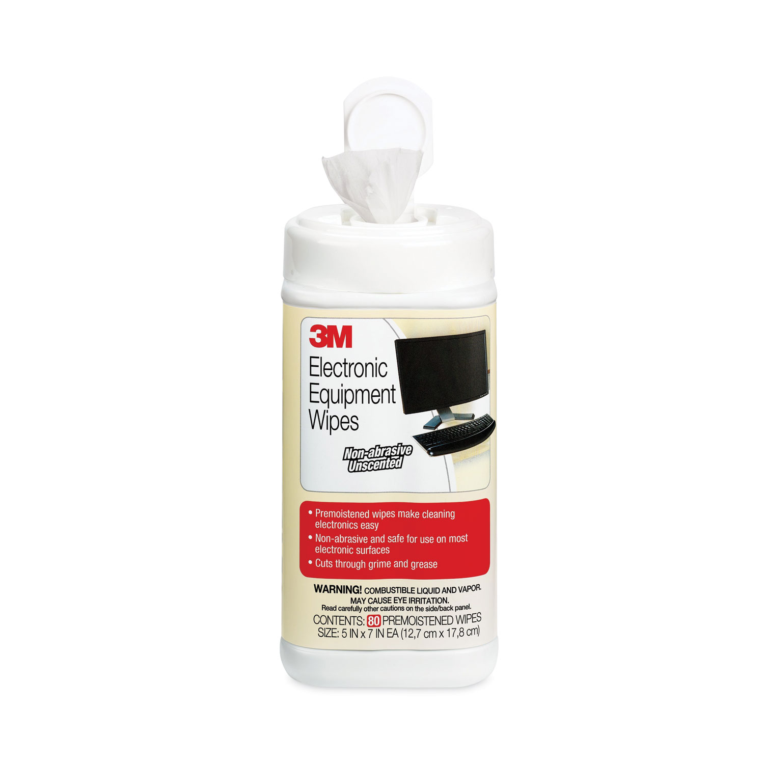 Electronic Equipment Cleaning Wipes 80/Pkg