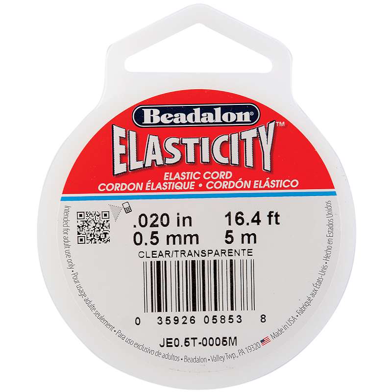 Elasticity .5mmX5m Clear