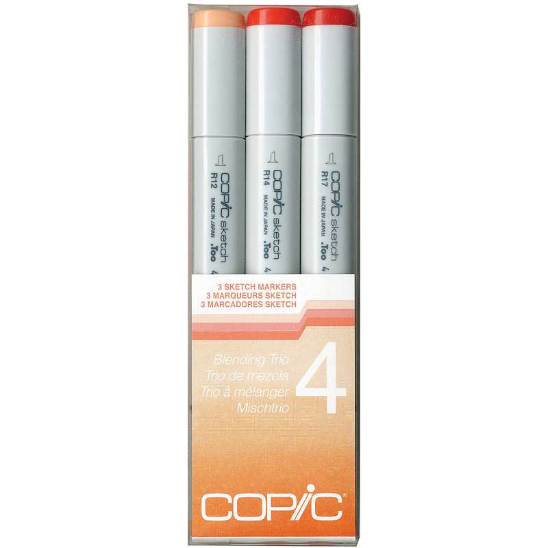 Copic Sketch Blending Trio Markers 3/Pkg Set 4