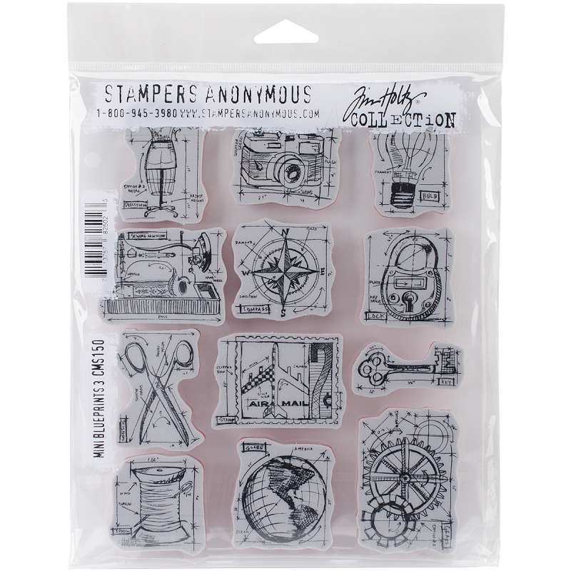 Tim Holtz Cling Stamps 7