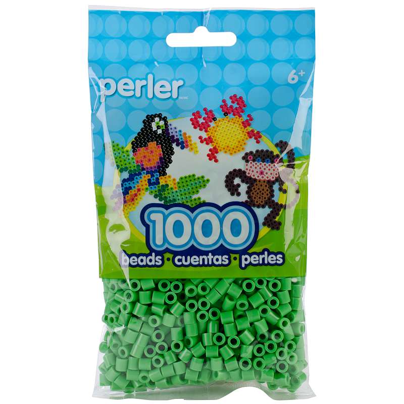 Perler Beads 1,000/Pkg Bright Green