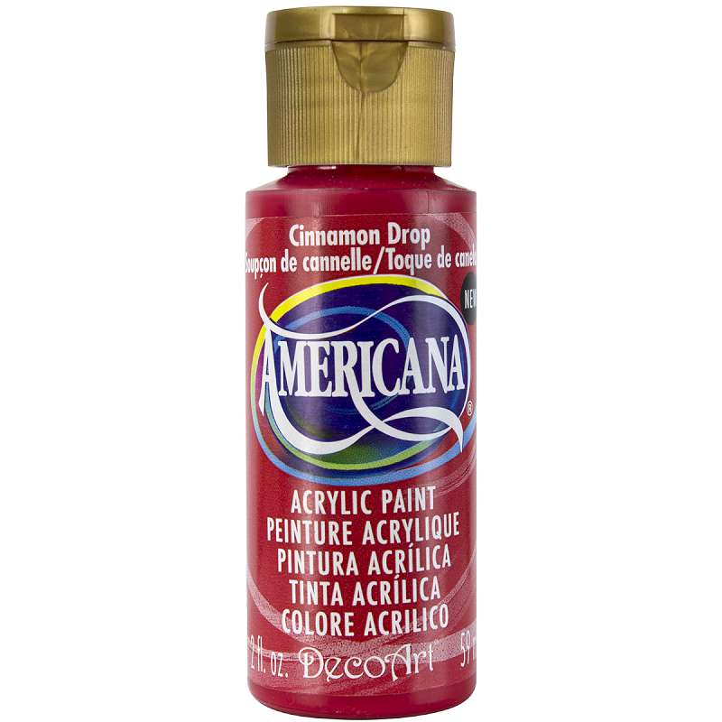 Americana Acrylic Paint 2oz Cinnamon Drop - Opaque