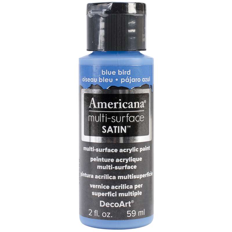 Americana Multi-Surface Satin Acrylic Paint 2oz Blue Bird