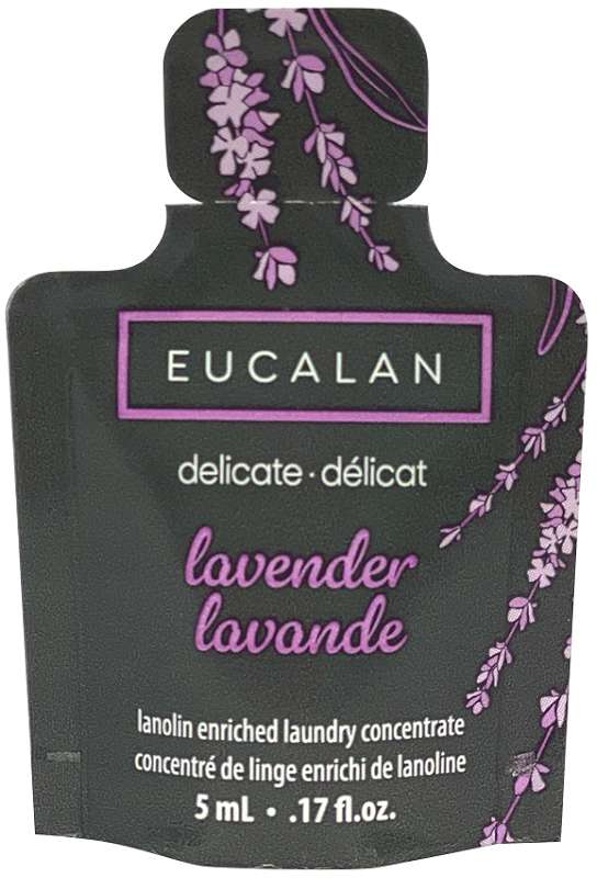 Eucalan Fine Fabric Wash Single Use Sample .17oz-Lavender