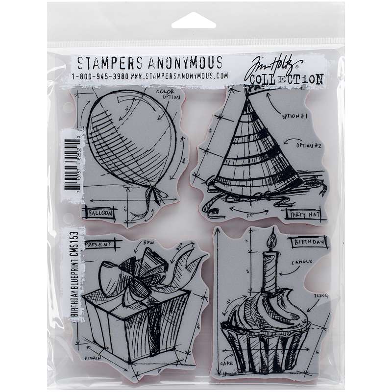 Tim Holtz Cling Stamps 7