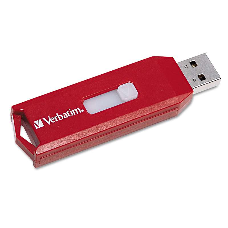 Verbatim® Store 'n' Go USB 2.0 Flash Drive, 32GB, Red