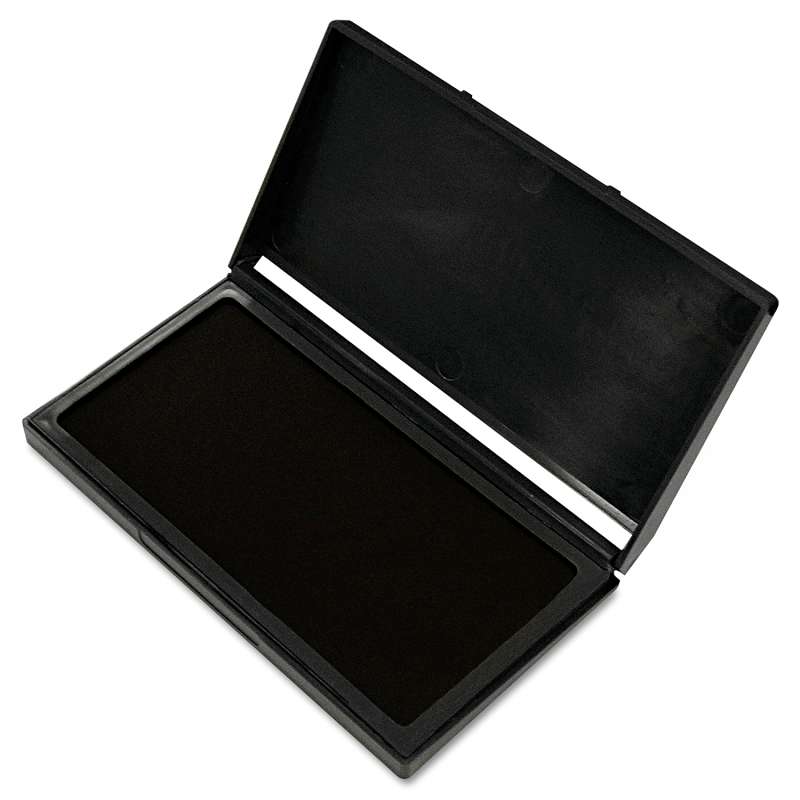 COSCO Microgel Stamp Pad for 2000 PLUS, 3 1/8 x 6 1/6, Black