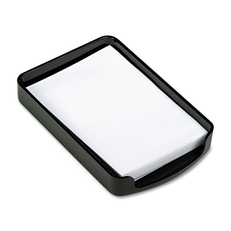 Officemate 2200 Series Memo Holder, Plastic, 4w x 6d, Black