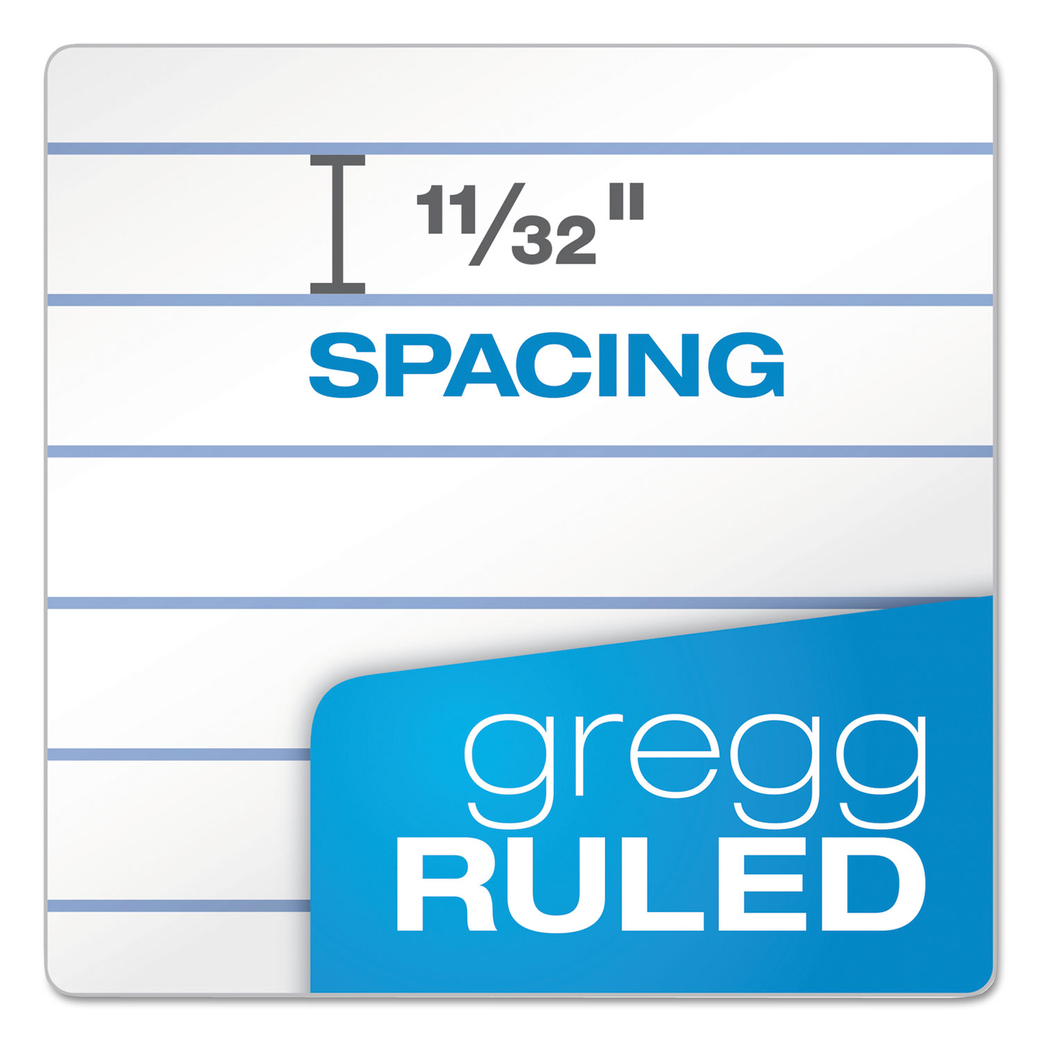TOPS Second Nature Spiral Reporter/Steno Book, Gregg, 6 x 9, White, 80 Sheets