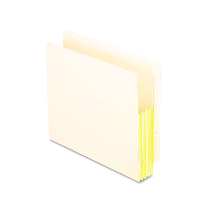 Pendaflex® Manila Drop Front Shelf File Pockets, Straight Cut, 10 Pockets, Lette