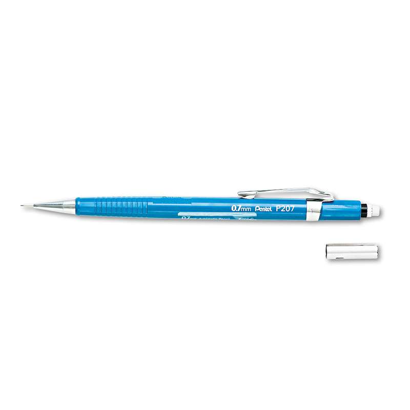 Pentel® Sharp Mechanical Drafting Pencil, 0.7 mm, Blue Barrel