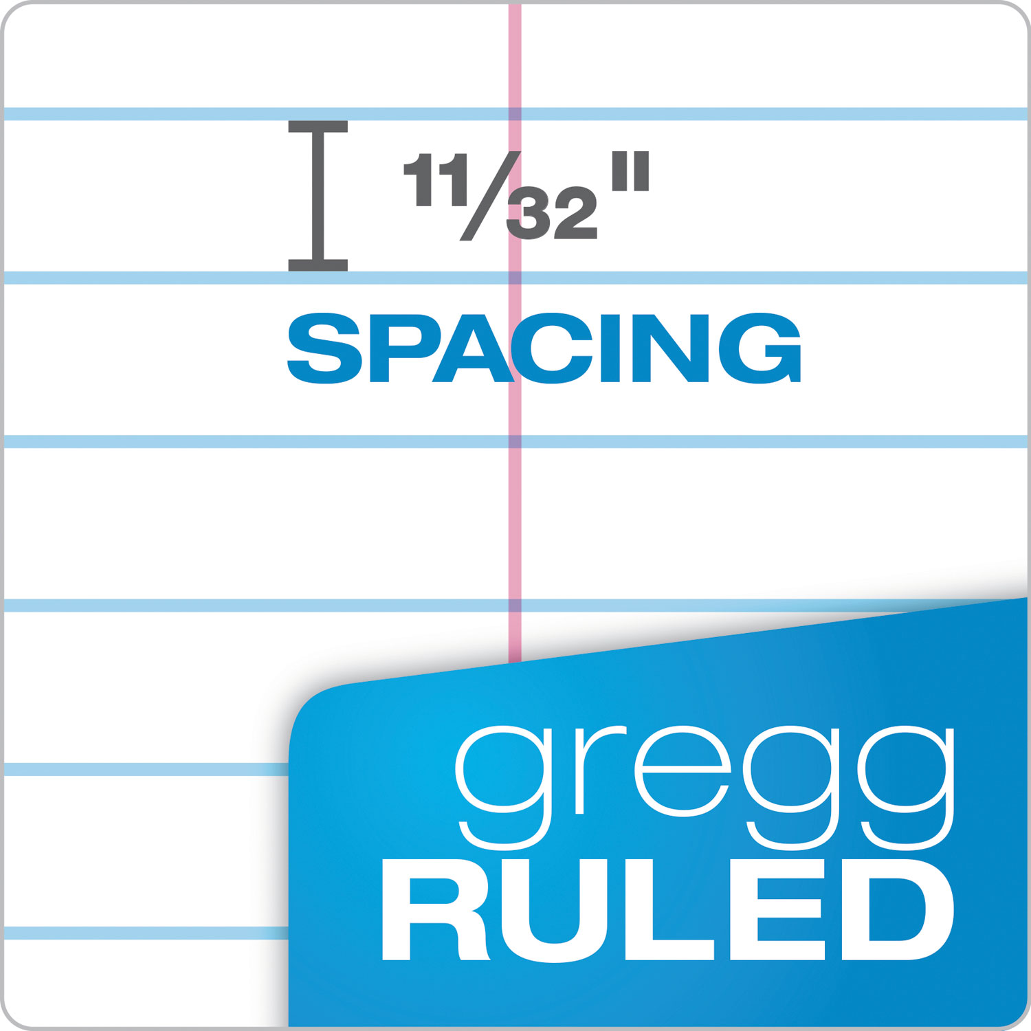 Ampad® Spiral Steno Book, Gregg, 6 x 9, 15 lb, White, 70 Sheets