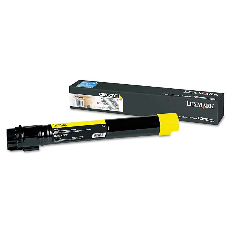 Lexmark C950X2YG High-Yield Toner, Yellow