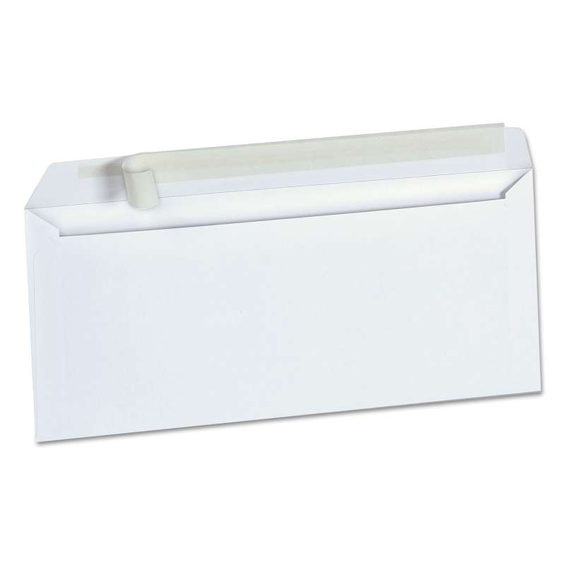 Universal® Peel Seal Strip Business Envelope, #10, 4 1/8 x 9 1/2, White, 500/Box