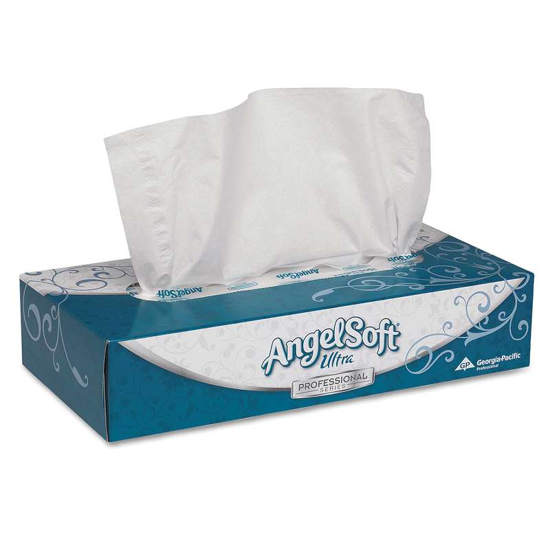 Georgia Pacific® Professional Ultra Premium Facial Tissue, White, 7 2/5