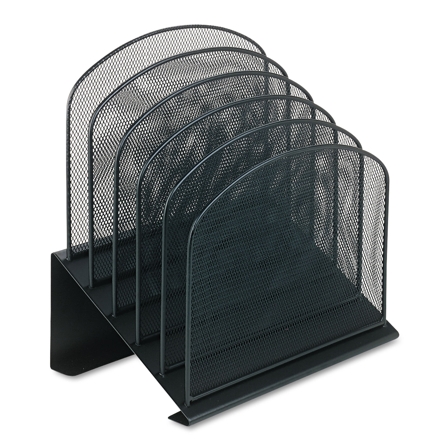 Safco® Mesh Desk Organizer, Five-Tiered Sections, Steel, 11 1/4 x 7 1/8 x 11 5/8