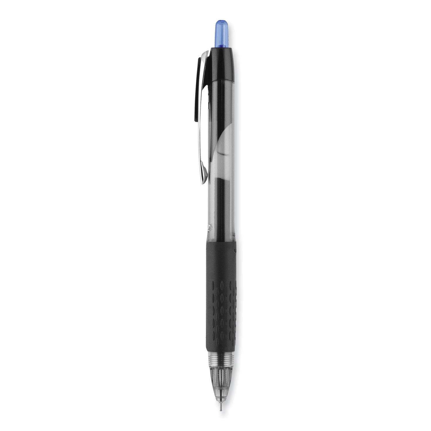 Signo 207 Roller Ball Retractable Gel Pen, Blue Ink, Medium, Dozen