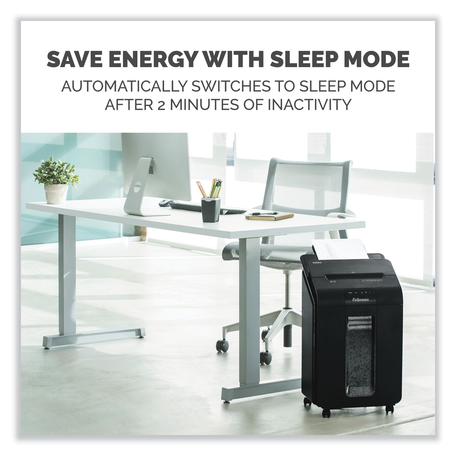 Fellowes® AutoMax 100M Auto Feed Micro-Cut Shredder, 100 Auto/10 Manual Sheet Ca