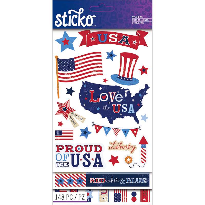 Sticko Flip Pack Patriotic