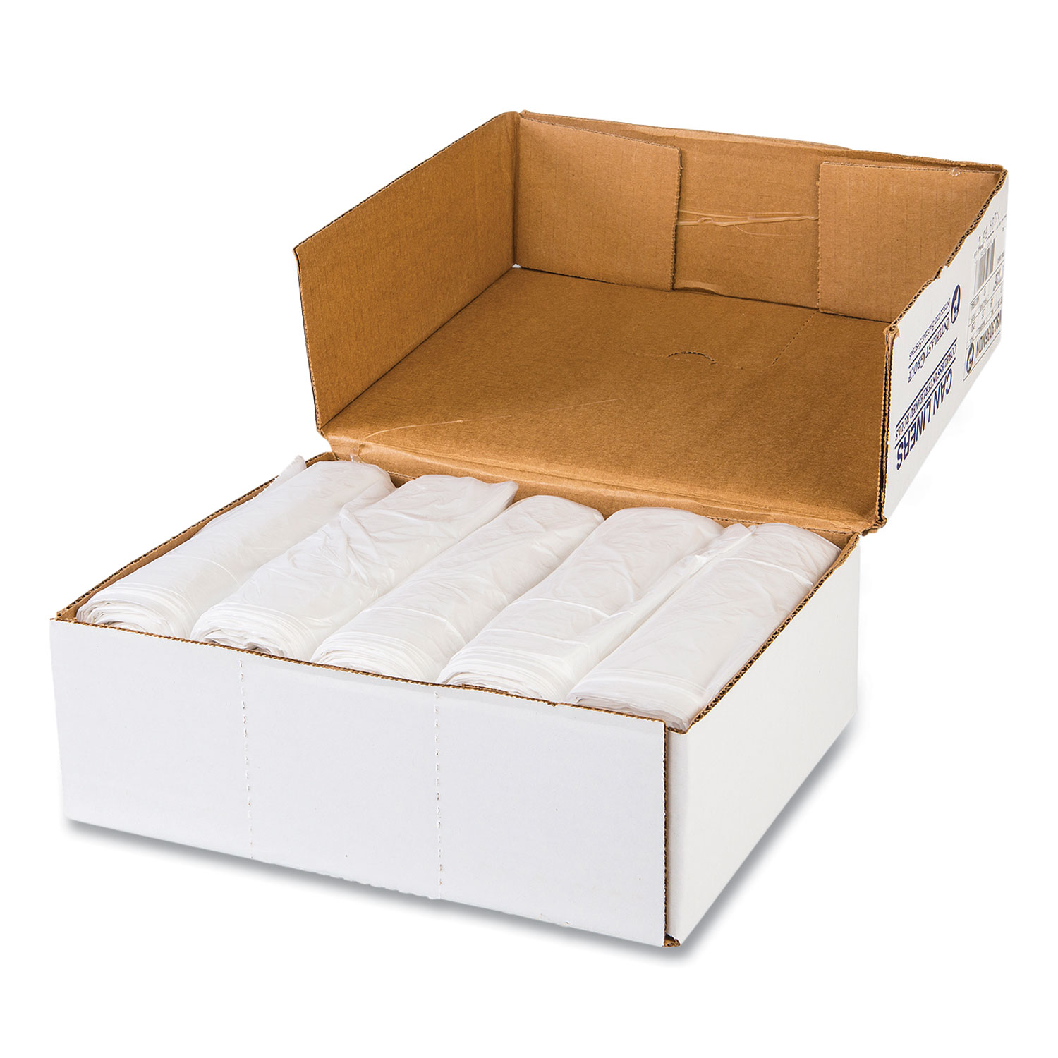 HIGH-DENSITY COMMERCIAL CAN LINERS VALUE PACK, 30 GAL, 11 MICRONS, 30