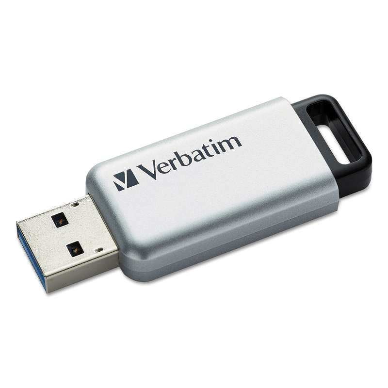 Verbatim® Store 'n' Go Secure Pro USB 3.0 Flash Drive w/AES 256 Encryption, 32GB
