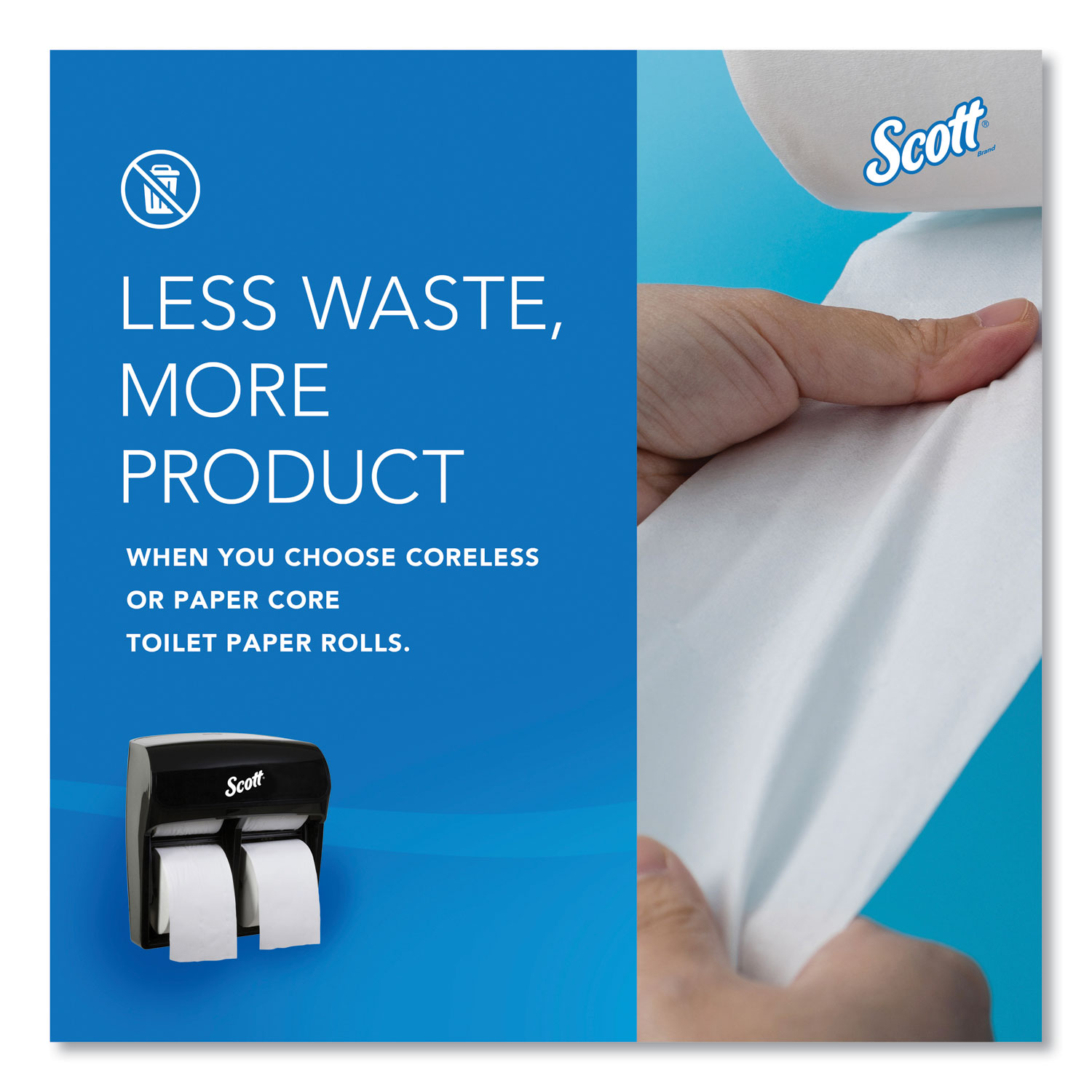 Kimberly-Clark Professional* MOD High Capacity SRB Dispenser, 11 1/4 x 6 5/16 x