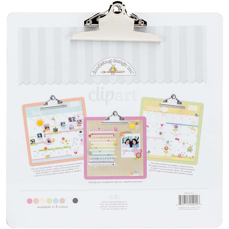 Doodlebug Clipart Monochromatic Clipboard 13.5