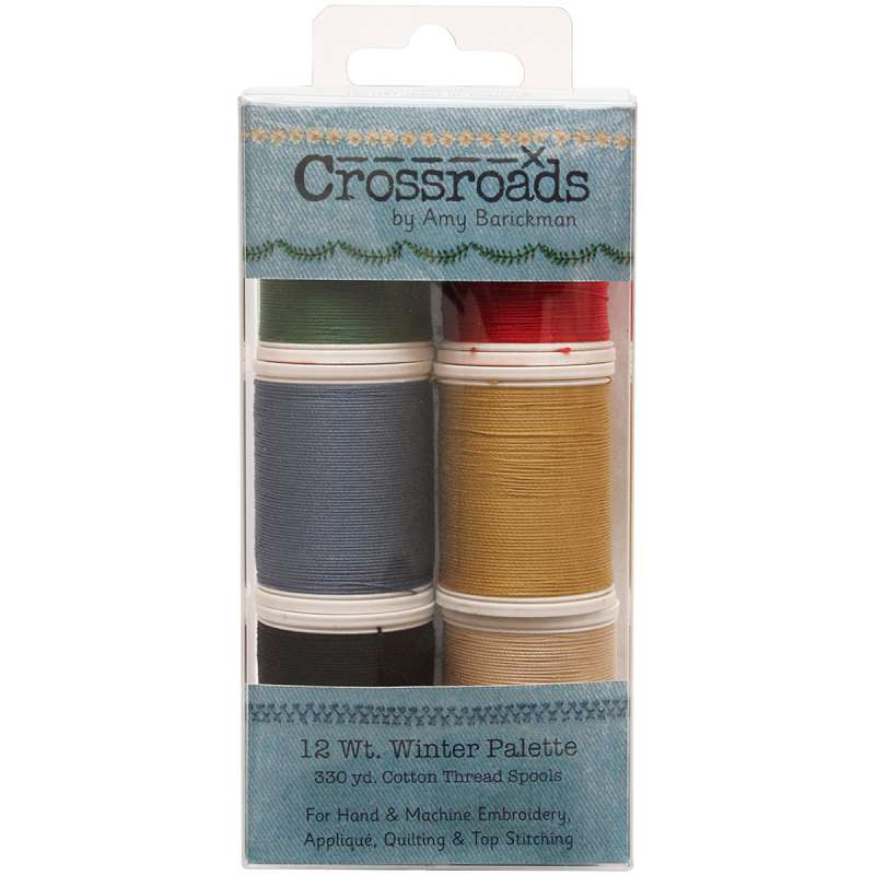 Crossroads Sulky Blendables 12 Weight 6/Pkg Winter Collection