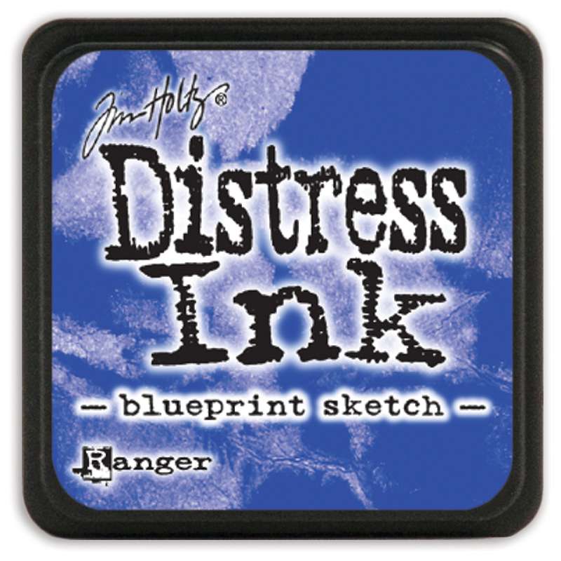 Distress Mini Ink Pad Blueprint Sketch