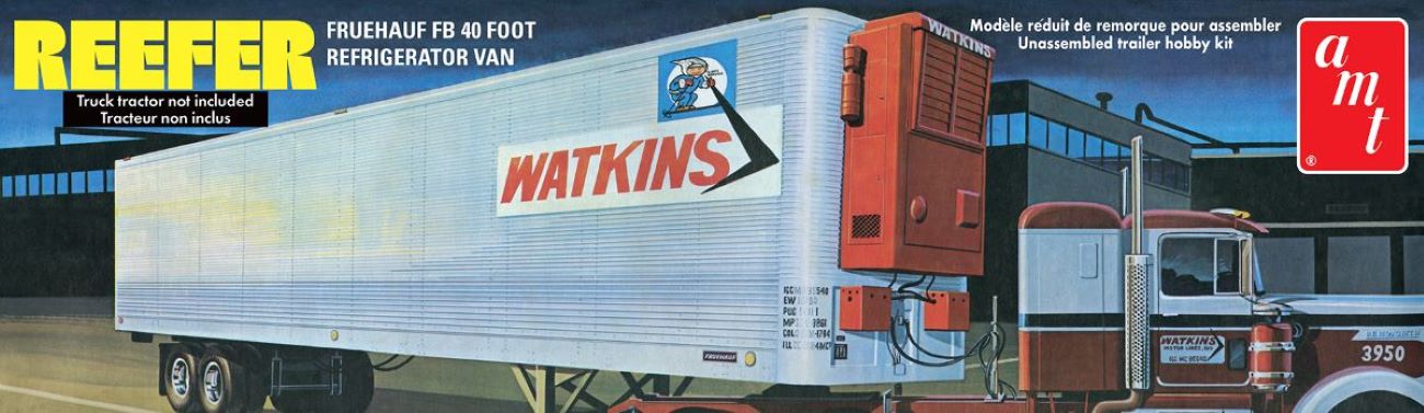 1/25 Watkins Fruehauf 40' Reefer Semi-Trailer