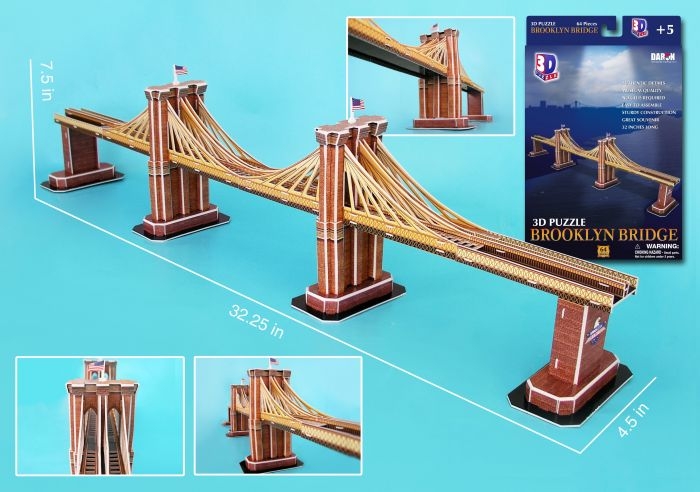 Brooklyn Bridge 3d Puzzle