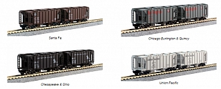 N Covered Hopper 8-Car Hngr St