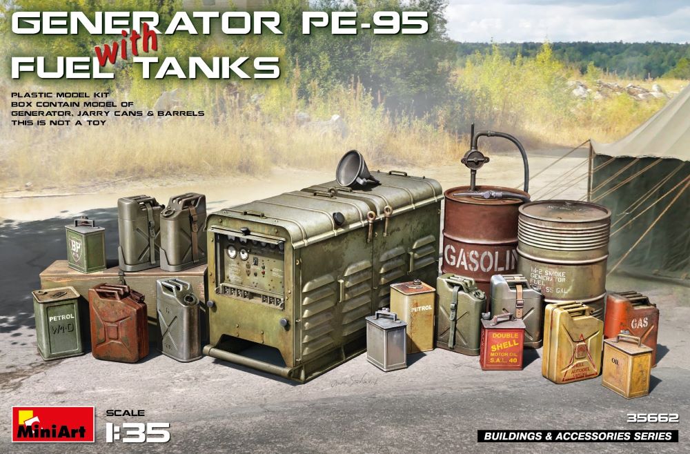 1/35 Generator PE95 w/Fuel Tanks