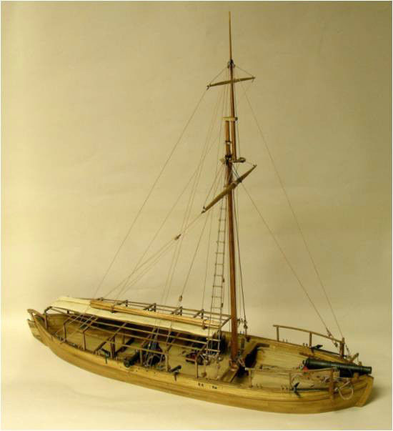 Gunboat Philadelphia 1776 1:24