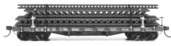 Ho 40' 50ton Flatcar Kit 6sets
